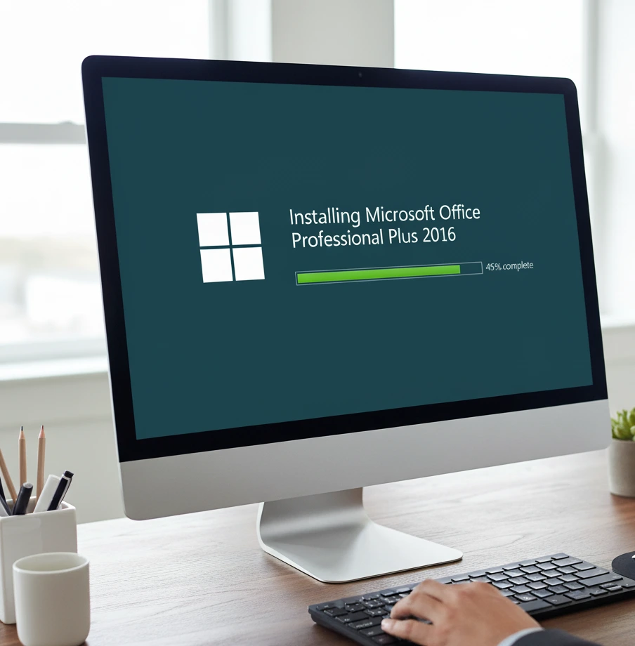 instalare office 2016