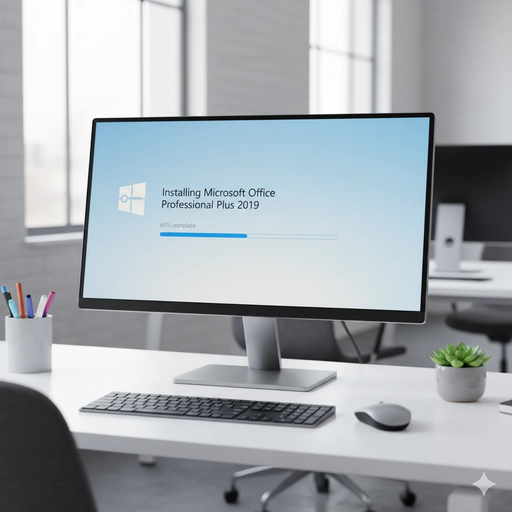 instalare office 2019
