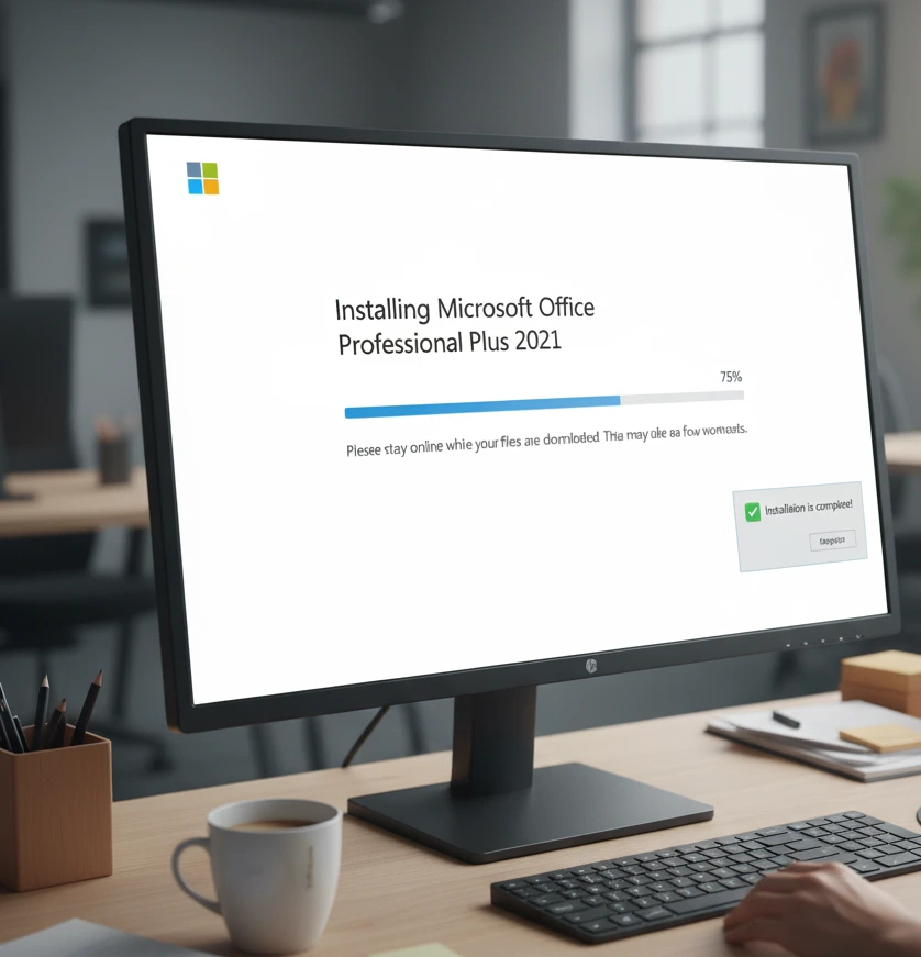 instalare office 2021